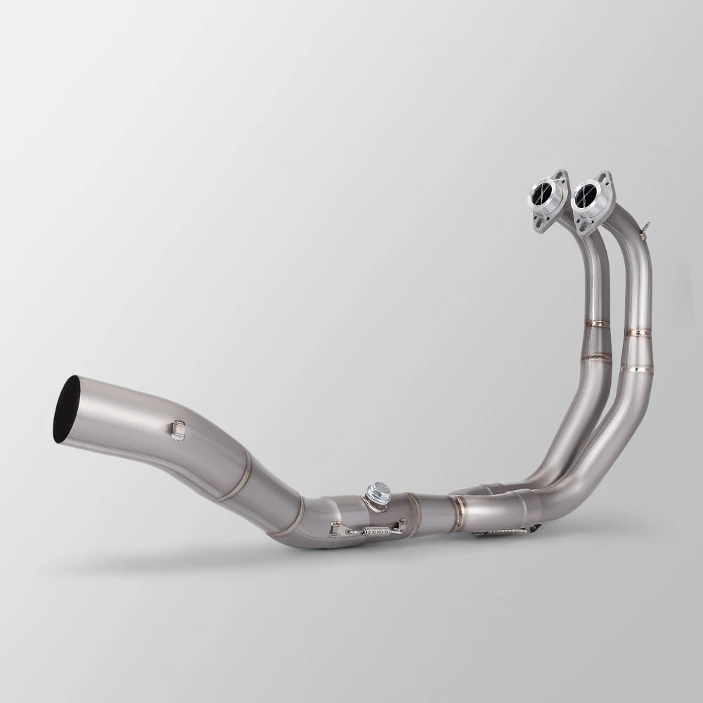 New 2015-2021 YZF R3 R25 MT03 Titanium Alloy Exhaust  Front Intermediate Tube Modified Complete Motorcycle Systems